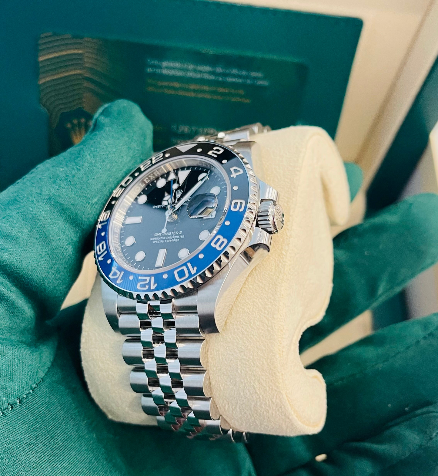 Rolex GMT-Master II "Batgirl" Stainless Steel Black Dial Jubilee 126710BLNR - NEW 2024