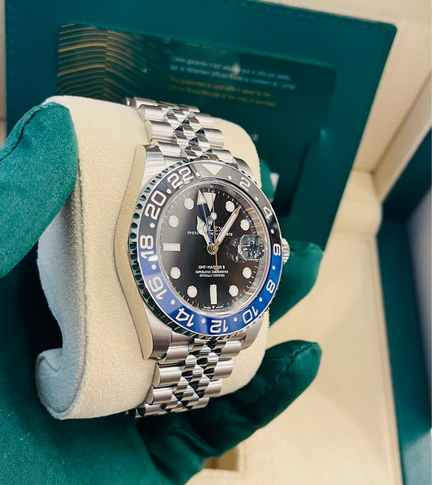 Rolex GMT-Master II "Batgirl" Stainless Steel Black Dial Jubilee 126710BLNR - NEW 2024
