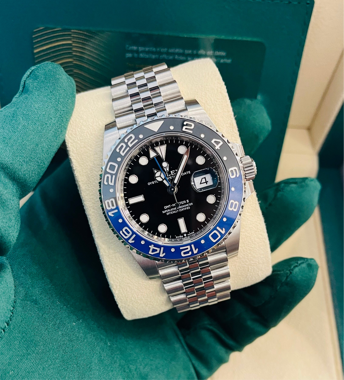 Rolex GMT-Master II "Batgirl" Stainless Steel Black Dial Jubilee 126710BLNR - NEW 2024